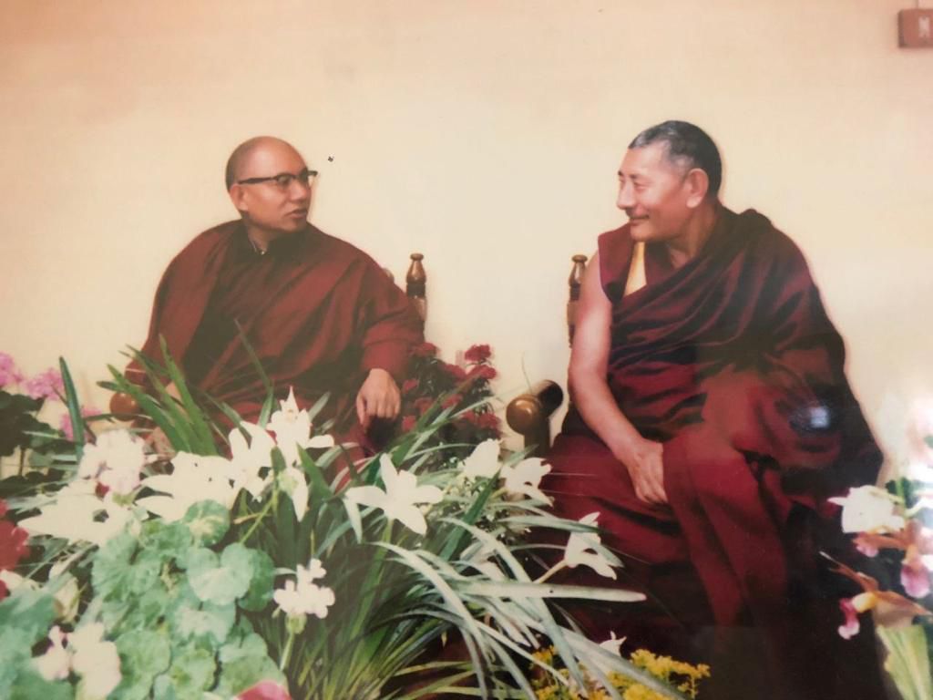 His Holiness Do Dodrupchen with my root teacher