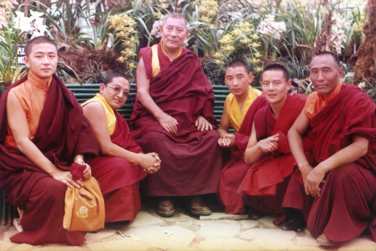 The group students in Sikkim 1993 with the root teacher
