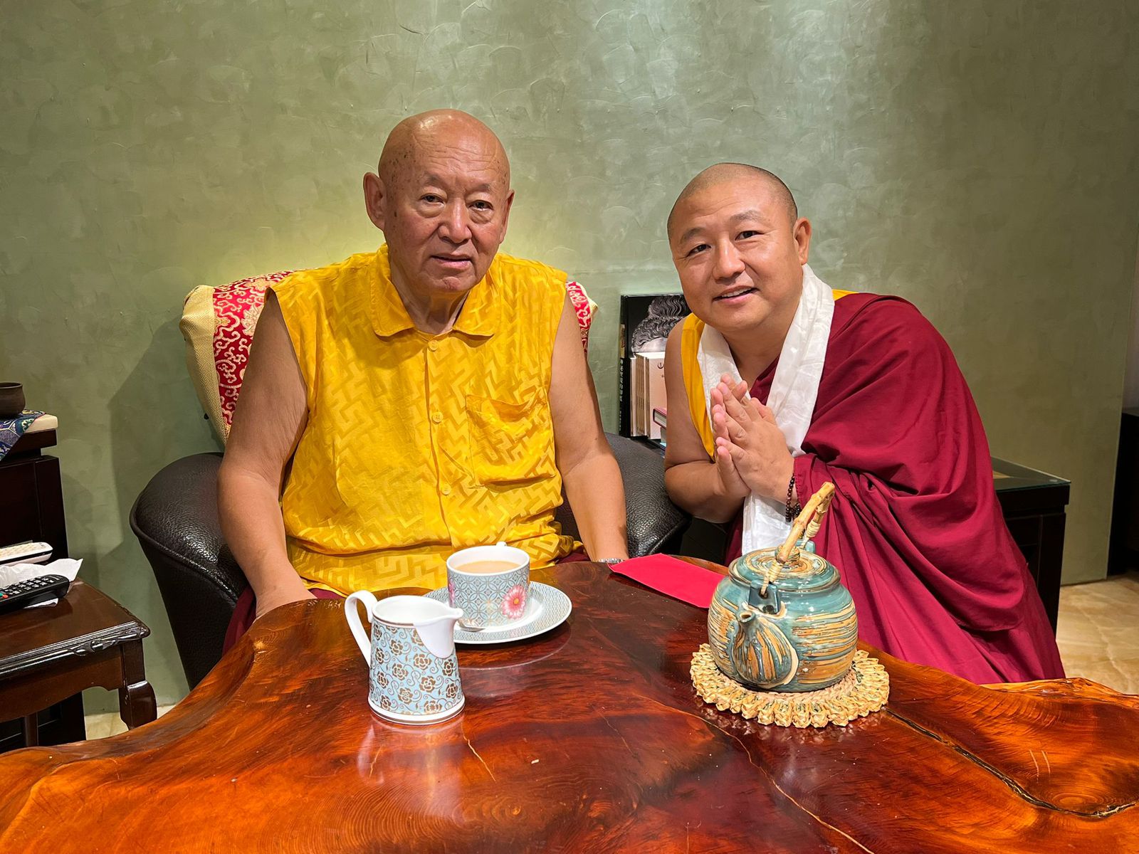 With His Holiness Drikung Kyabgon in Taiwan 2023